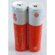 2x Batteries lithium 18650 / 3,7V  rechargeables