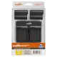 JUPIO Kit 2 batteries EN-EL15C + Chargeur double