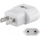 Adaptateur secteur US/Japon, blanc