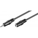 Câble d'extension audio AUX, 2,5 mm stéréo