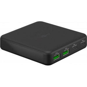 Chargeur de Table Multiport USB-C™ PD GaN (65 W) noir