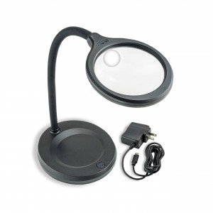 4.3'' DeskBrite 300 Aspheric COB LED Desk Top Magnifier (2x/5x)