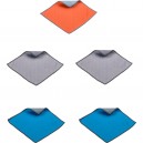 5-Pack Two Sided Microfiber Cloth (2X Blue. 2X Gray 1X Coral)